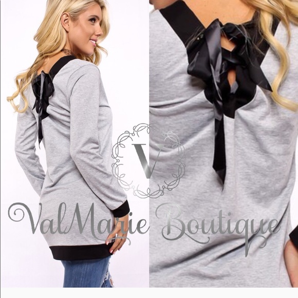 Lace back top - Picture 2 of 2